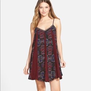 Socialite Print Trapeze Dress